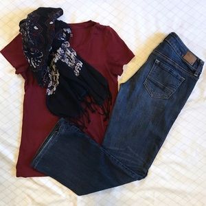 American Eagle Favorite Boyfriend Dark Wash Jeans